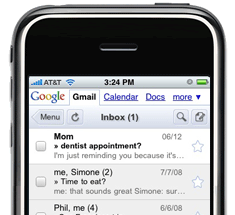 Send email from your phone.
